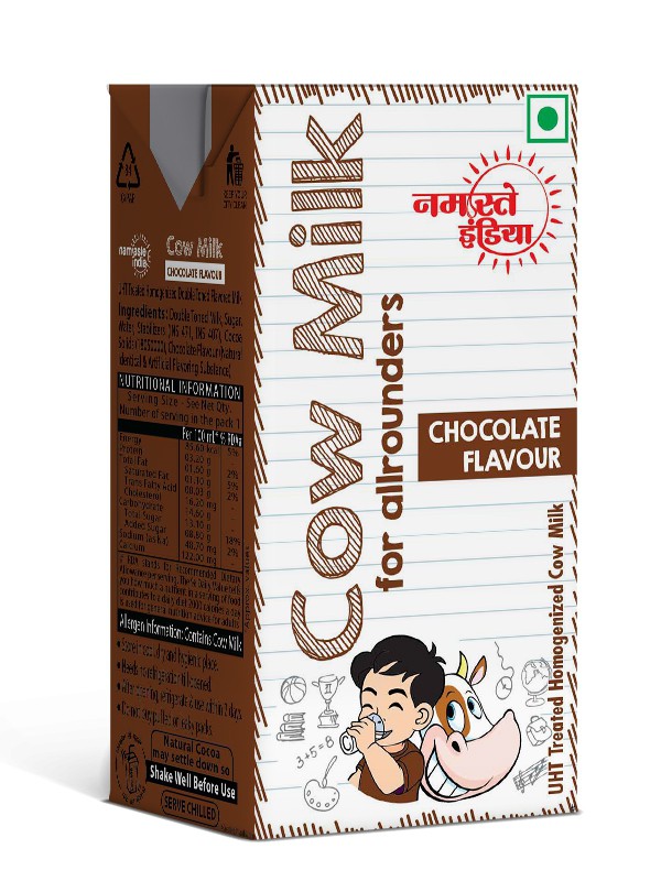 Namaste India Cow Milk - Chocolate Flavour